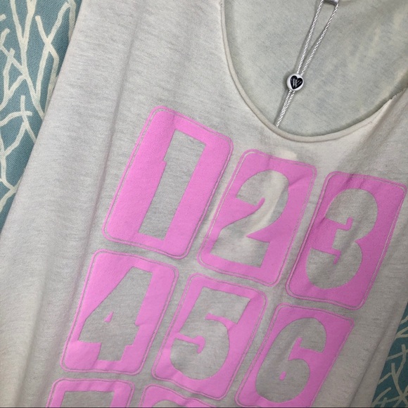 Wildfox Phone Numbers Cut-off Tank. - Picture 3 of 6